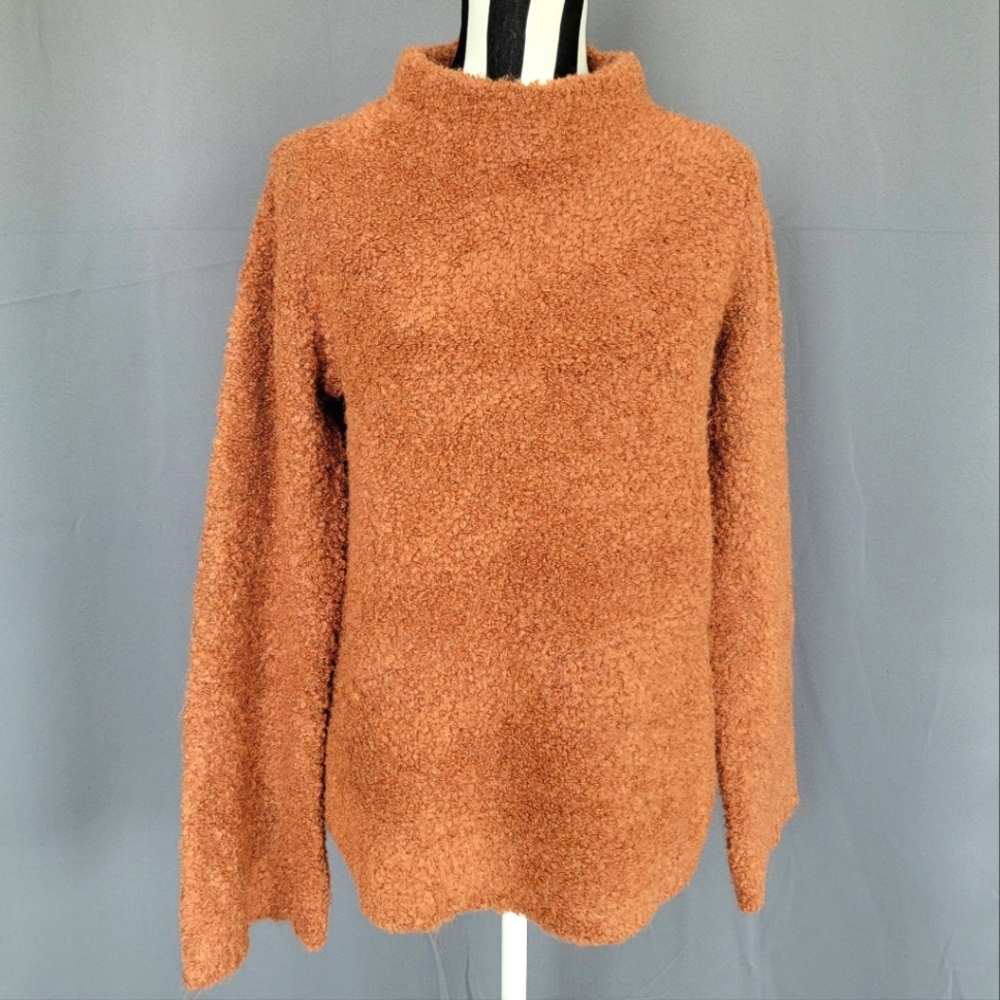 Ann Taylor Chunky Knit Mock Neck Sweater